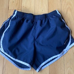 Navy girls Nike shorts large